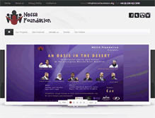 Tablet Screenshot of nessafoundation.org